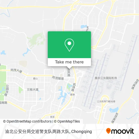 渝北公安分局交巡警支队两路大队 map