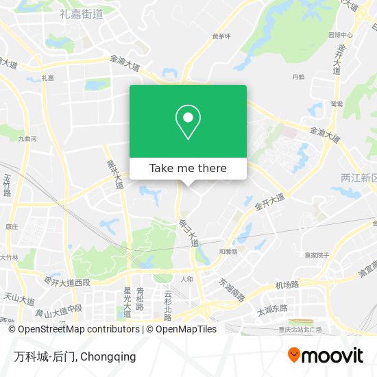 万科城-后门 map