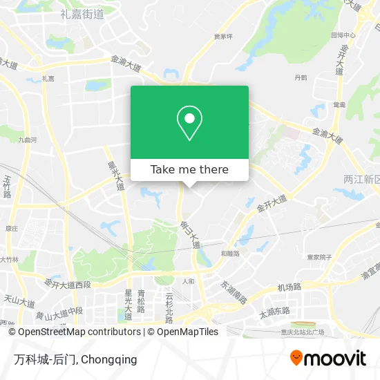 万科城-后门 map