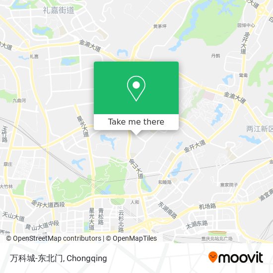 万科城-东北门 map