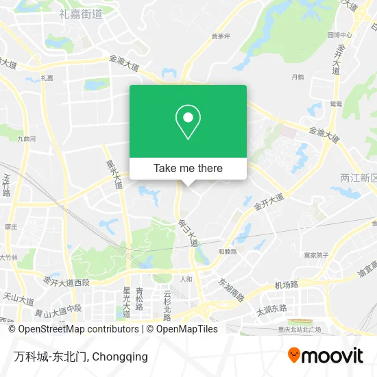 万科城-东北门 map