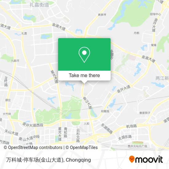 万科城-停车场(金山大道) map