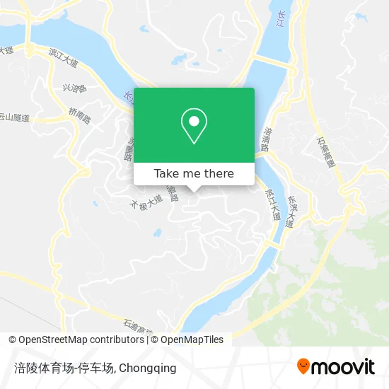 涪陵体育场-停车场 map