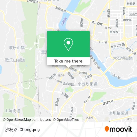 沙杨路 map