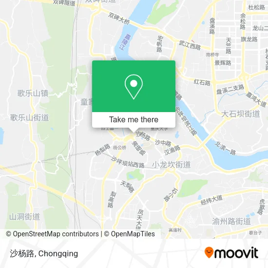 沙杨路 map