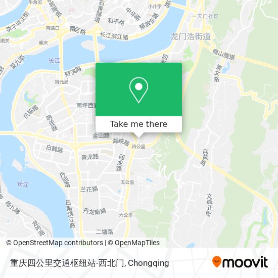 重庆四公里交通枢纽站-西北门 map