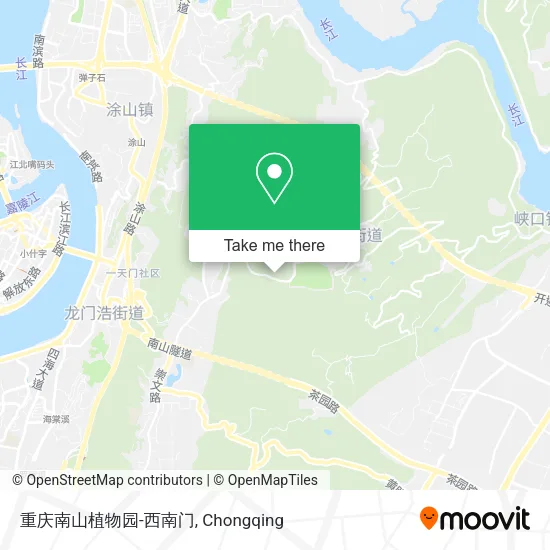 重庆南山植物园-西南门 map