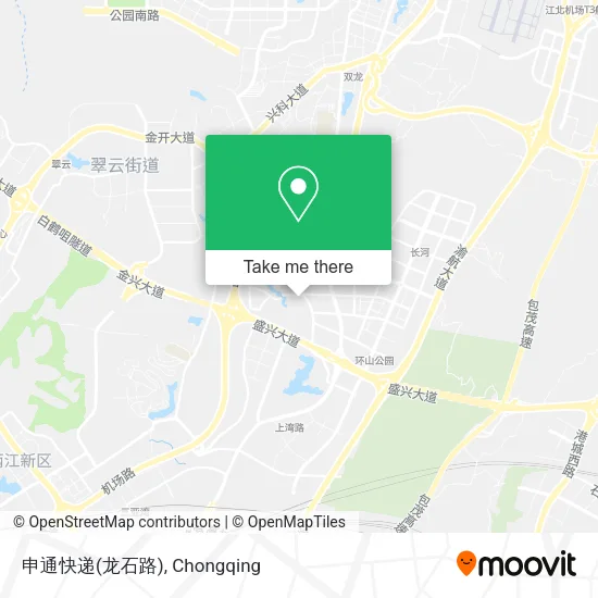 申通快递(龙石路) map