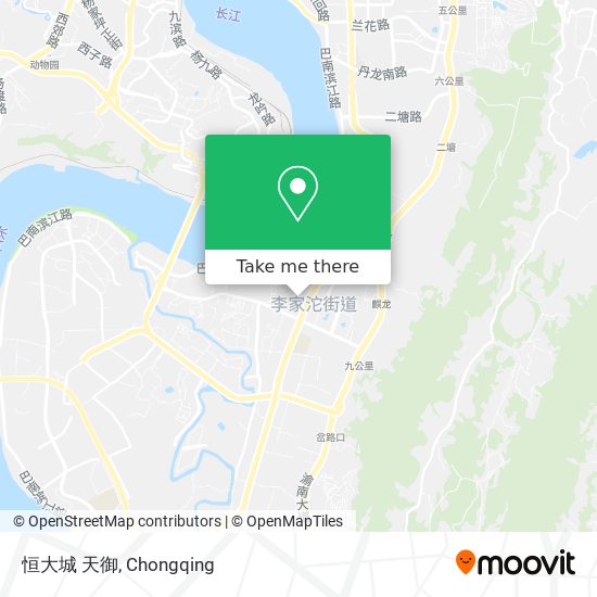 恒大城 天御 map