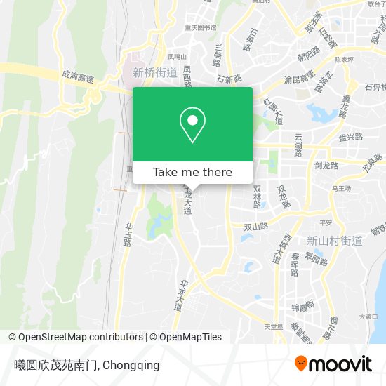 曦圆欣茂苑南门 map