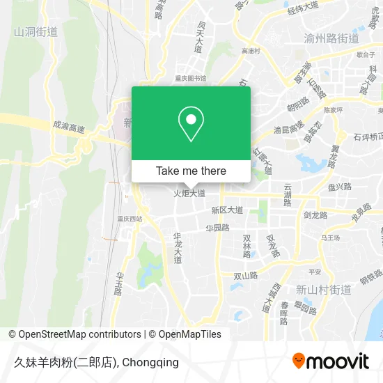 久妹羊肉粉(二郎店) map