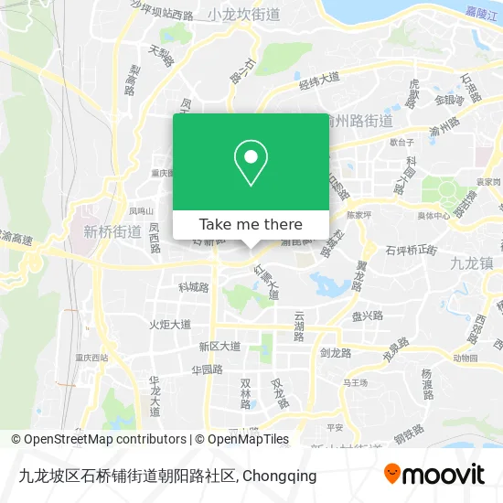 九龙坡区石桥铺街道朝阳路社区 map
