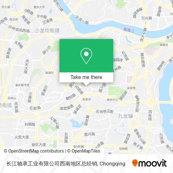 长江轴承工业有限公司西南地区总经销 map
