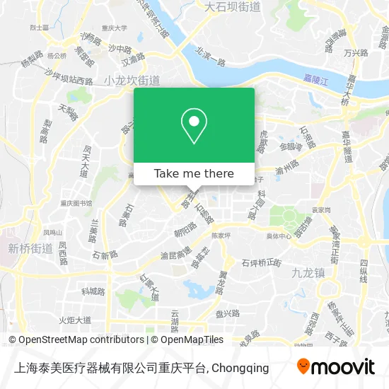 上海泰美医疗器械有限公司重庆平台 map