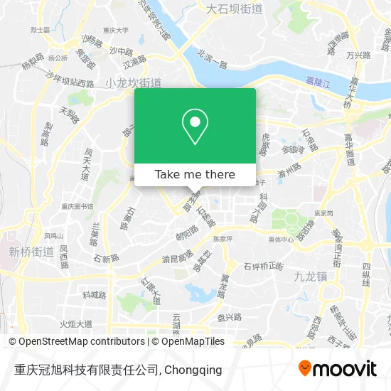 重庆冠旭科技有限责任公司 map