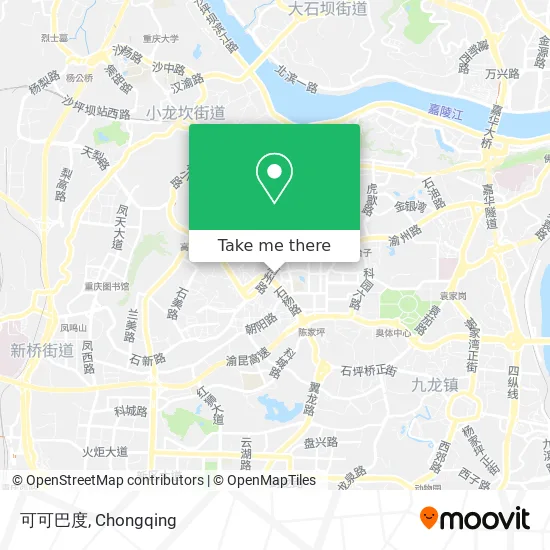 可可巴度 map