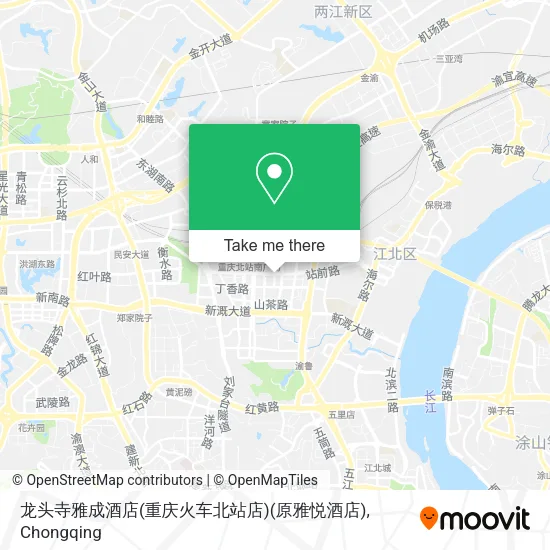 龙头寺雅成酒店(重庆火车北站店)(原雅悦酒店) map