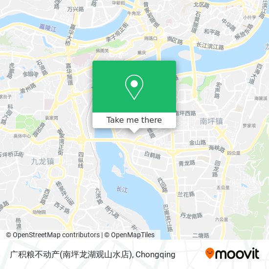 广积粮不动产(南坪龙湖观山水店) map