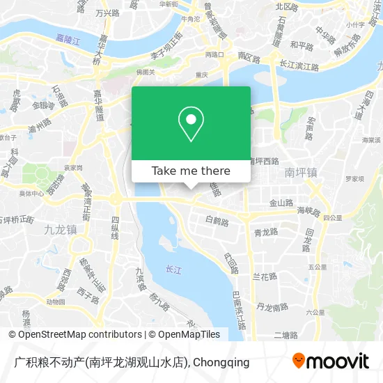 广积粮不动产(南坪龙湖观山水店) map