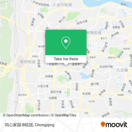 同心家园-B组团 map