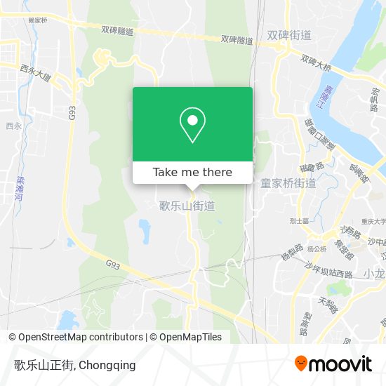 歌乐山正街 map