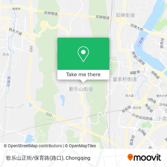 歌乐山正街/保育路(路口) map
