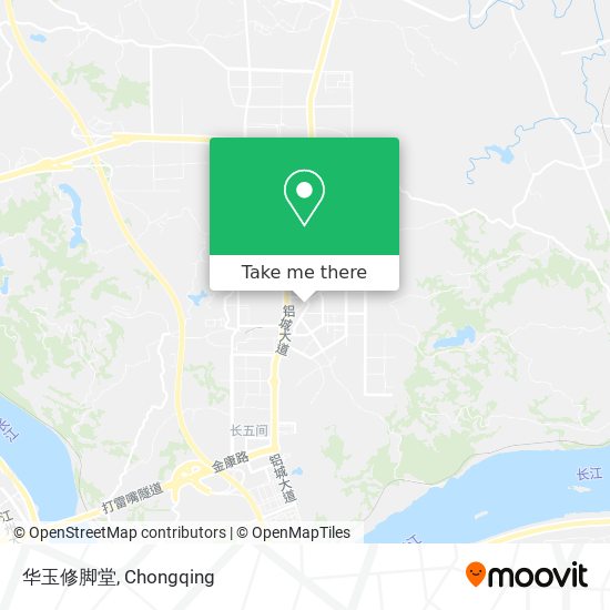 华玉修脚堂 map