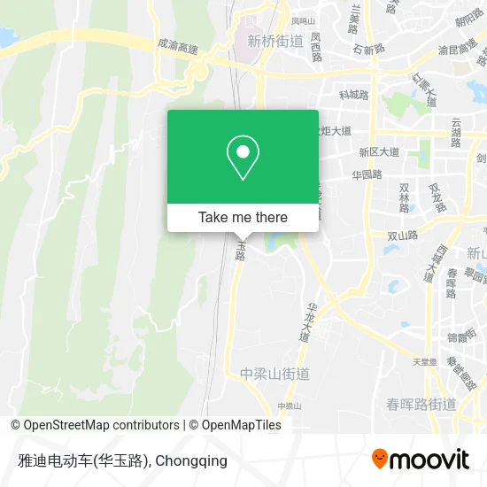 雅迪电动车(华玉路) map