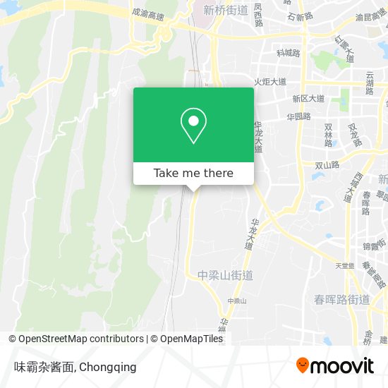 味霸杂酱面 map