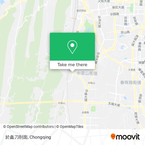 於鑫刀削面 map