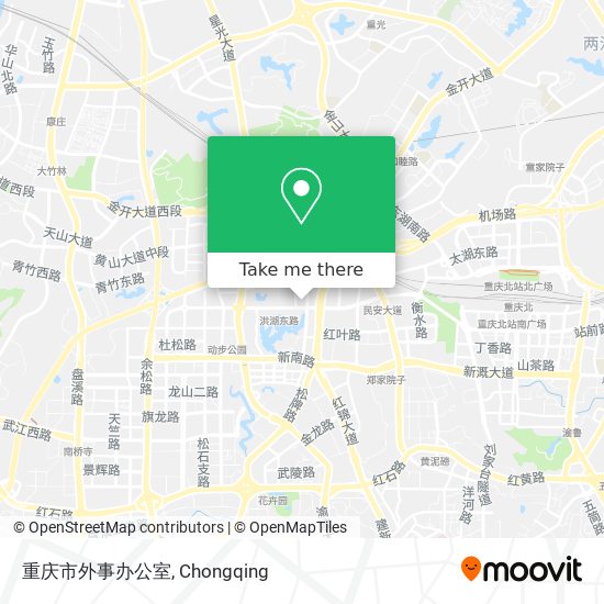 重庆市外事办公室 map
