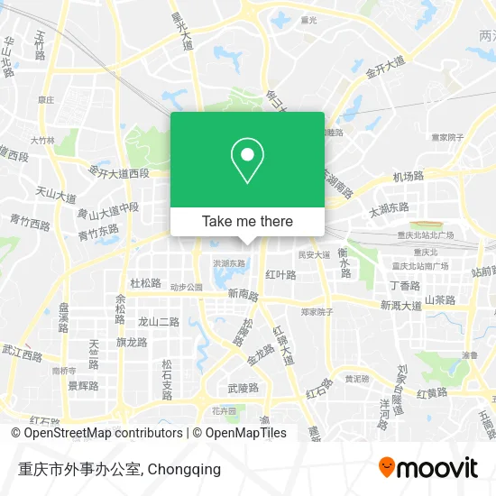 重庆市外事办公室 map