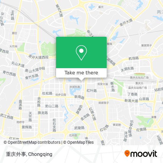 重庆外事 map
