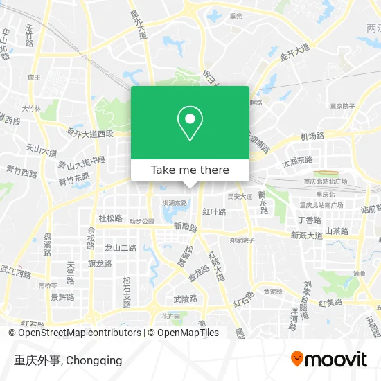 重庆外事 map