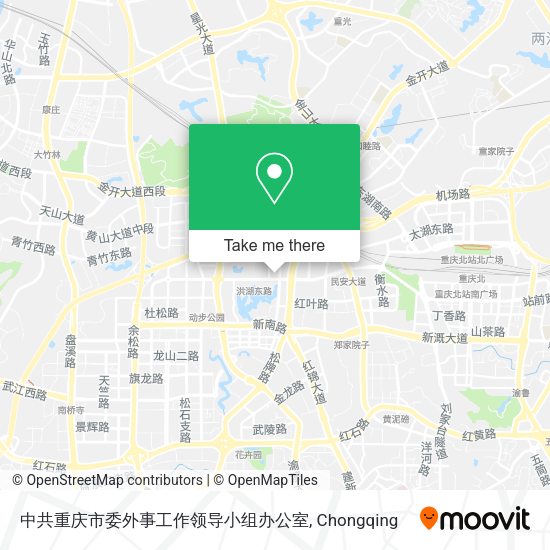 中共重庆市委外事工作领导小组办公室 map