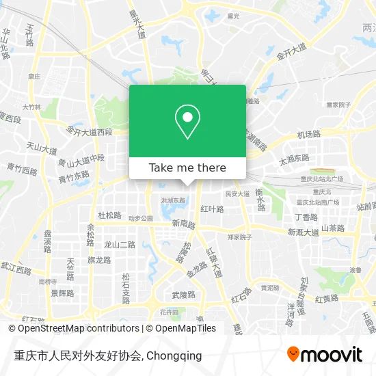 重庆市人民对外友好协会 map