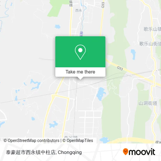 泰豪超市西永镇中柱店 map