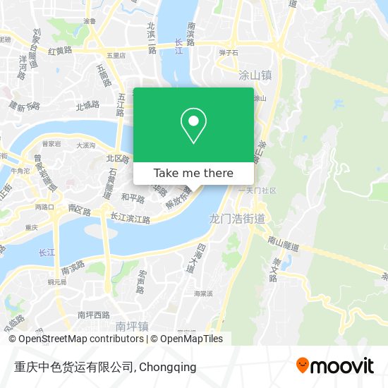 重庆中色货运有限公司 map