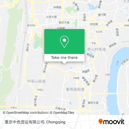 重庆中色货运有限公司 map