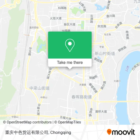 重庆中色货运有限公司 map