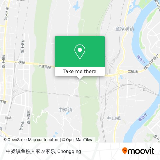 中梁镇鱼樵人家农家乐 map