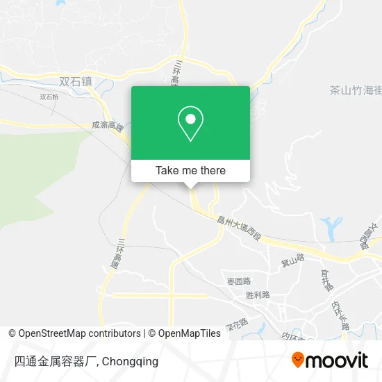 四通金属容器厂 map