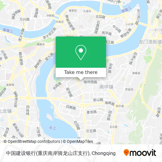 中国建设银行(重庆南岸骑龙山庄支行) map