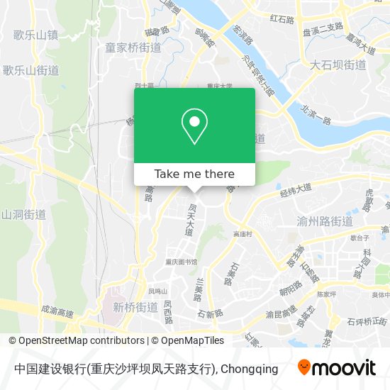 中国建设银行(重庆沙坪坝凤天路支行) map