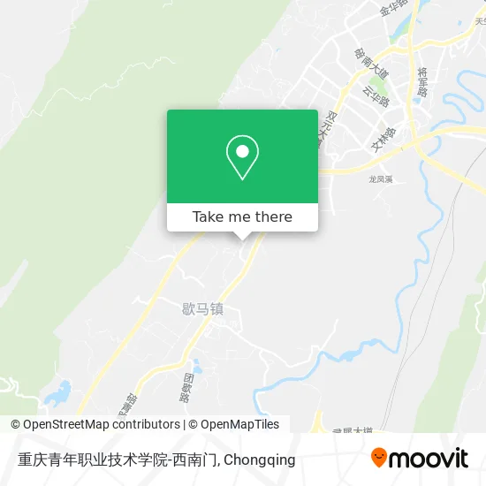 重庆青年职业技术学院-西南门 map
