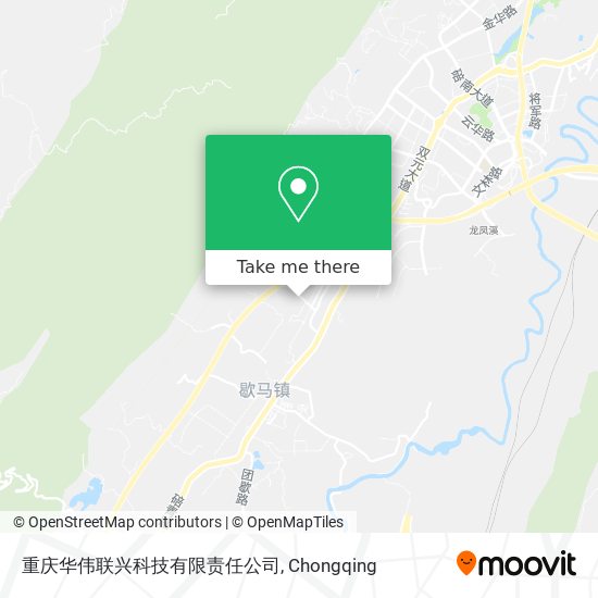 重庆华伟联兴科技有限责任公司 map