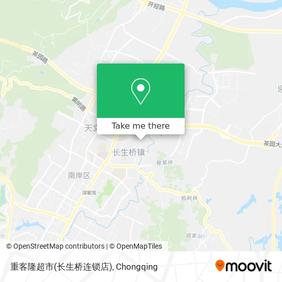 重客隆超市(长生桥连锁店) map