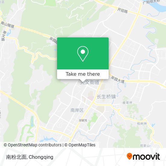 南粉北面 map