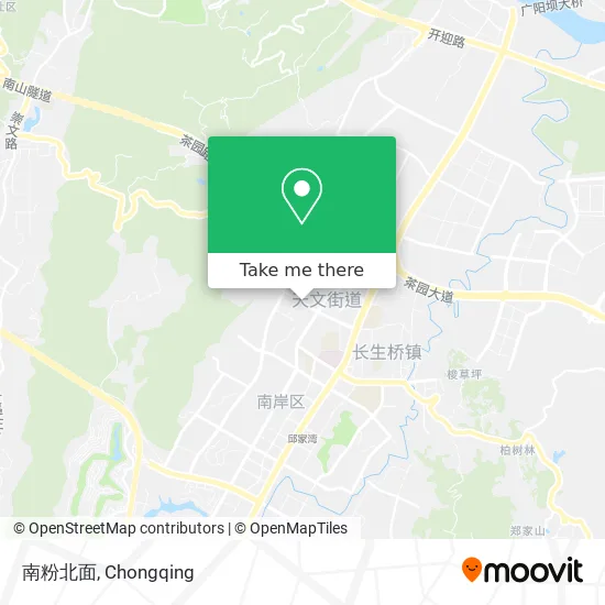 南粉北面 map