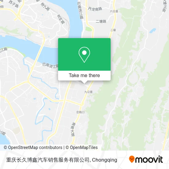 重庆长久博鑫汽车销售服务有限公司 map